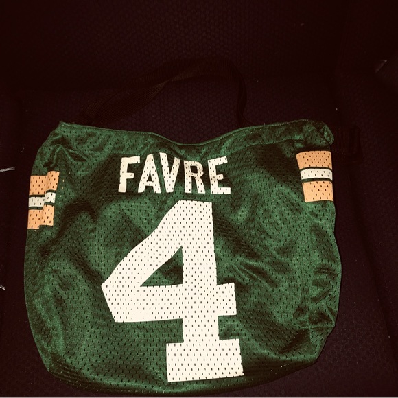 NFL Pro•FAN•its BRETT FAVRE GREEN BAY PACKERS JERSEY SHOULDER BAG - Picture 5 of 6